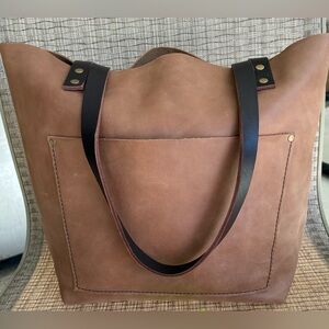 Cappuccino Portland Leather Goods Medium Classic Tote